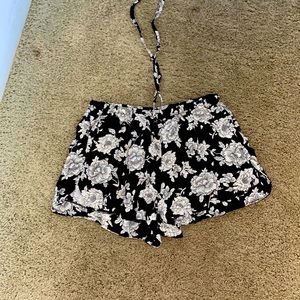 Floral brandy shorts